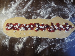 Cherry Goat Cheese Kringle