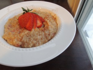 Peanut Butter and Jelly Oatmeal