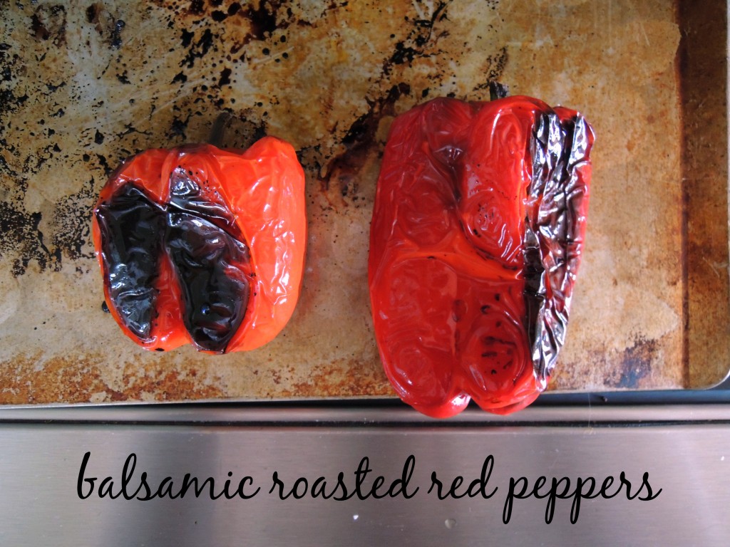 Balsamic Roasted Red Peppers