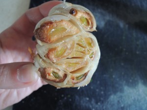 White Sausage Pizza
