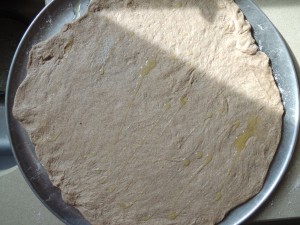 White Sausage Pizza