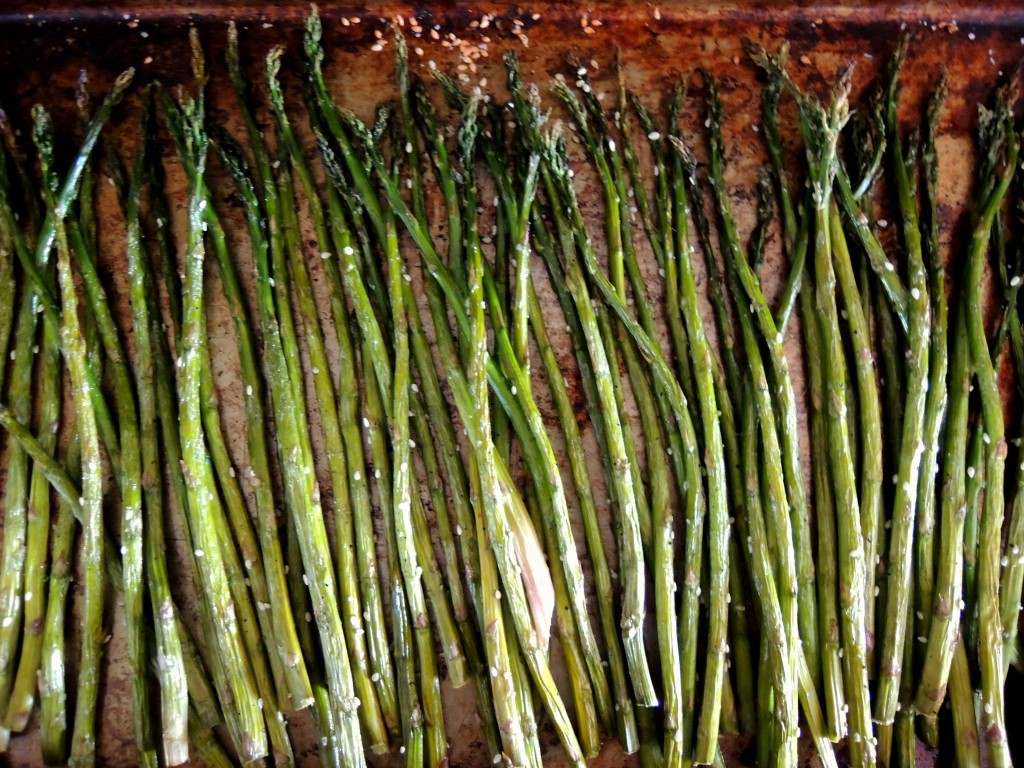 Sesame Roasted Asparagus