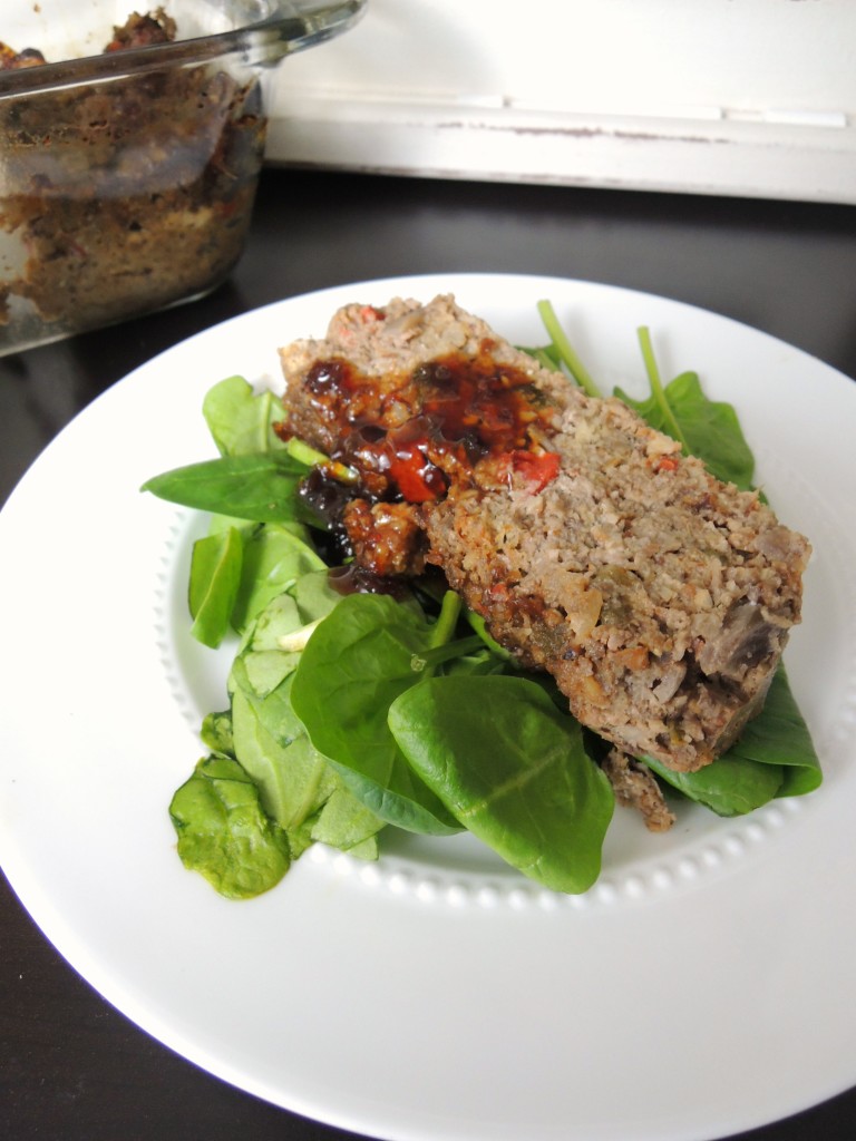 Mushroom Goat Cheese Meat Loaf4